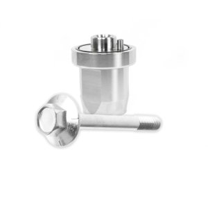 Honda Accord Brake Kit - Rear - R1 Concepts - Carbon Coated Drilled & Slotted Rotors + Optimum OEp Pads - `18-`25